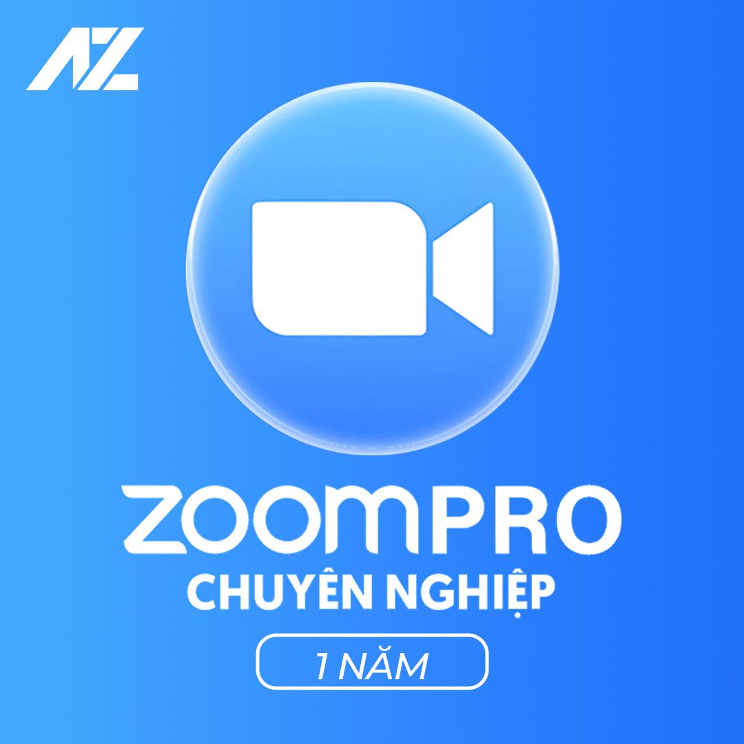 Zoom Pro 1 Năm - Giải pháp hội họp trực tuyến chuyên nghiệp, hiệu quả cho doanh nghiệp