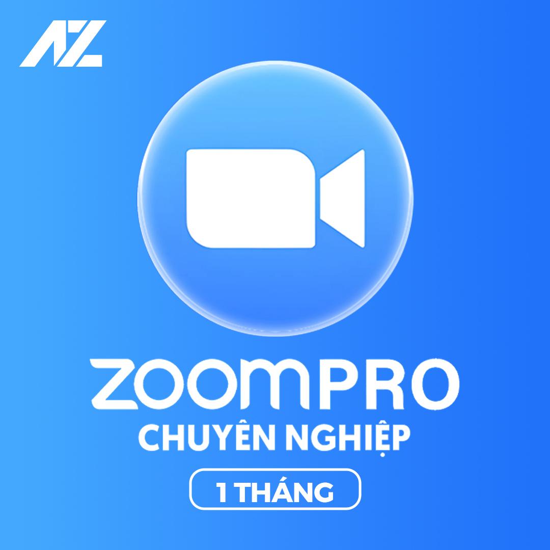 Zoom Pro 1 Tháng - Giải pháp hội họp trực tuyến chuyên nghiệp, hiệu quả cho doanh nghiệp